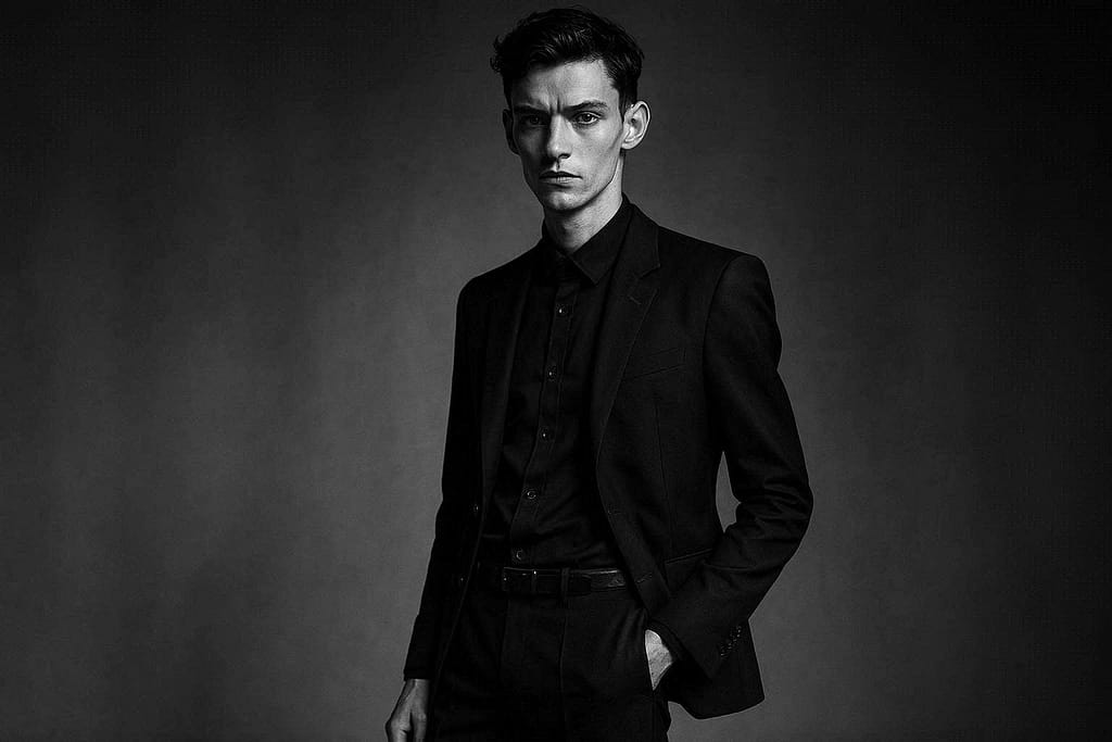 Elegant Black-Tie Evening Look