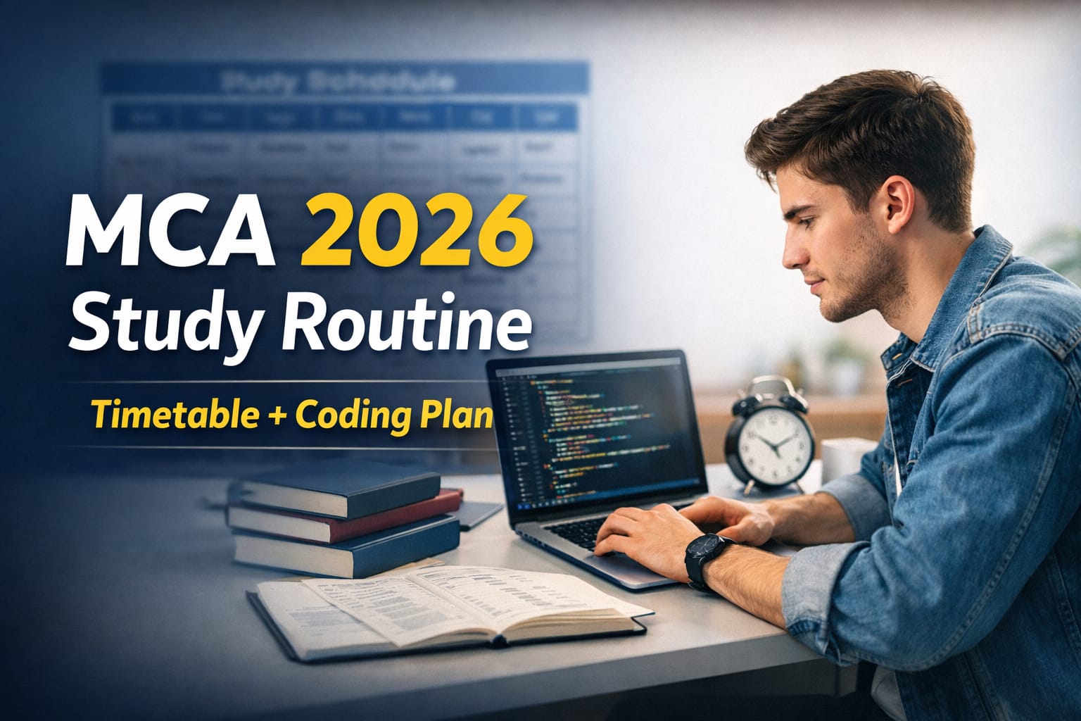 MCA Semester 1 Study Routine 2026