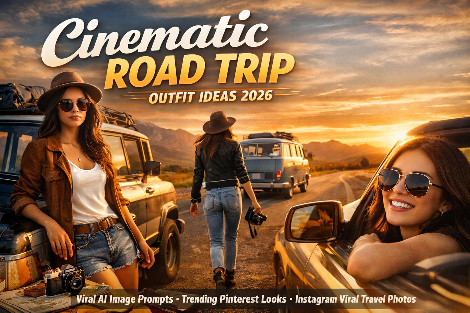 Cinematic Road Trip Outfit Ideas 2026