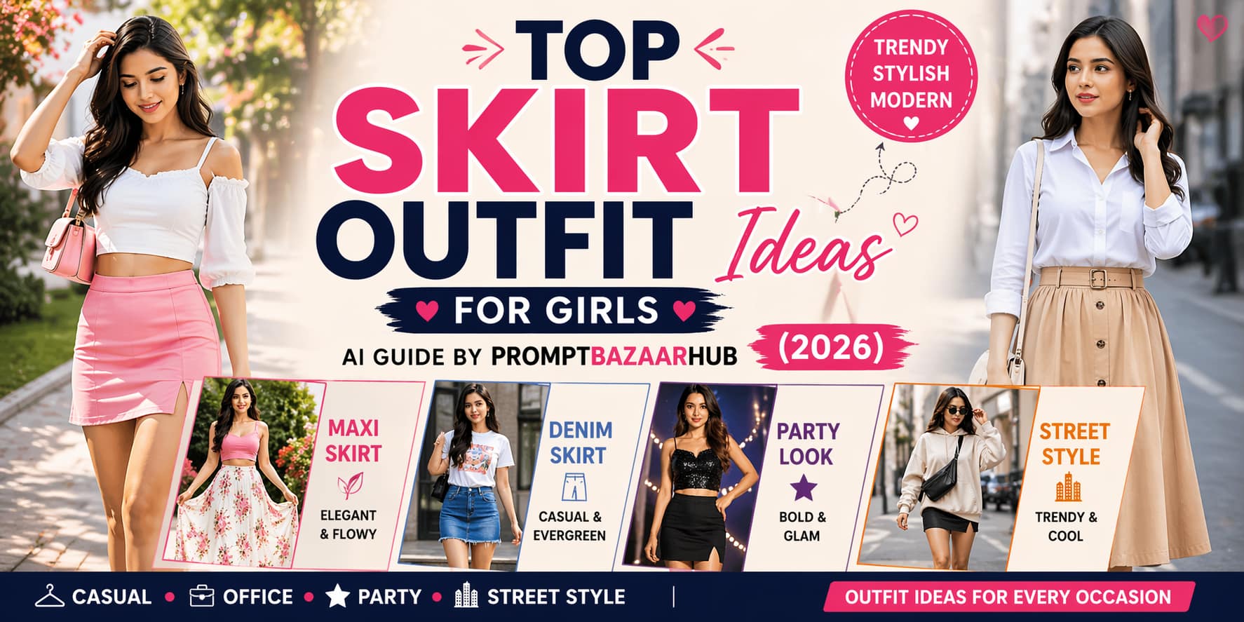 skirt outfit ideas for girls in 2026
